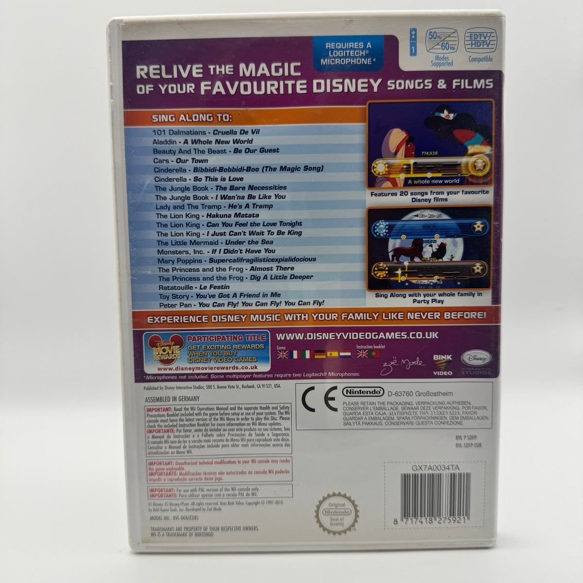 Disney: Sing It (Boxed)