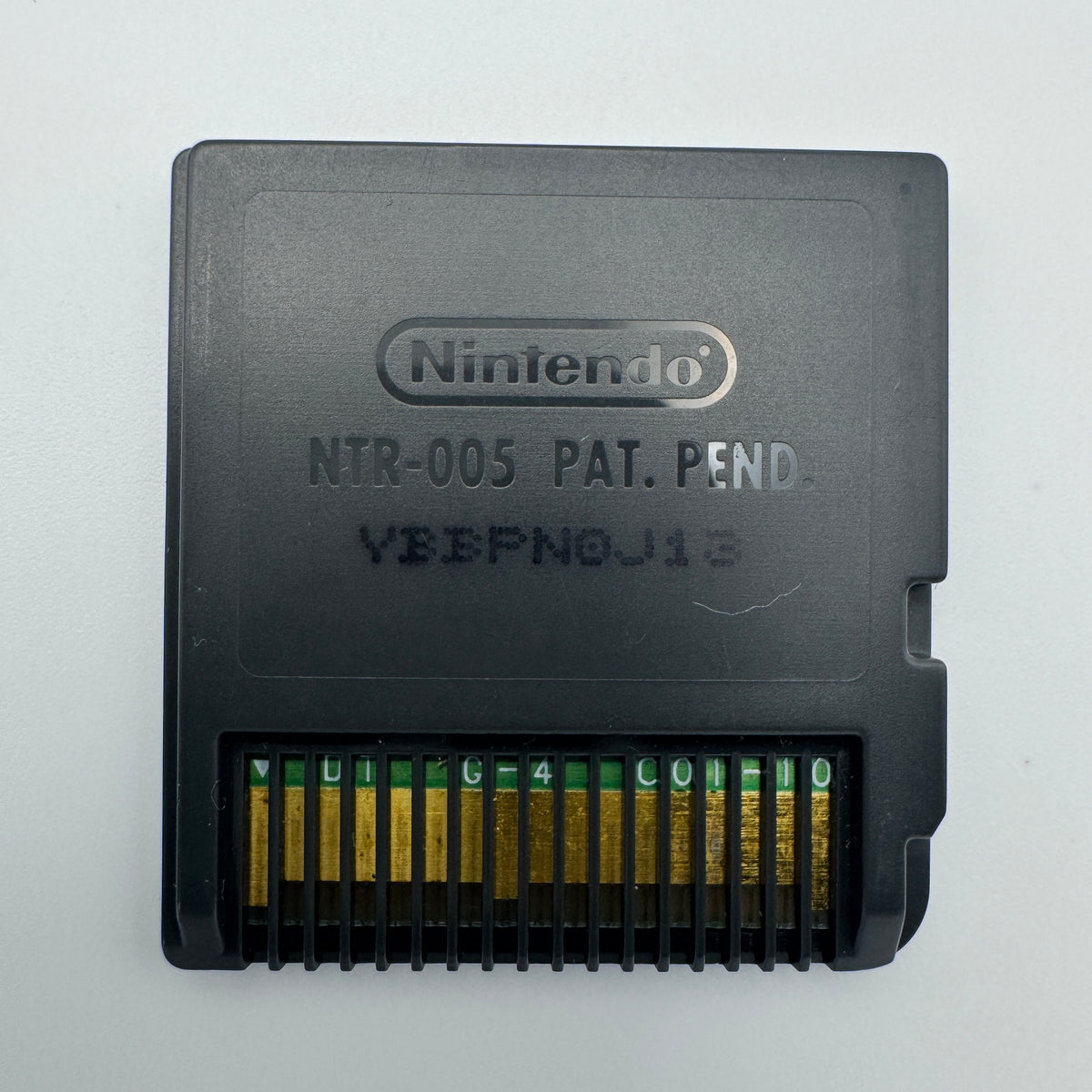 Bob The Builder: Festival of Fun: back of Nintendo DS cartridge showing contacts.