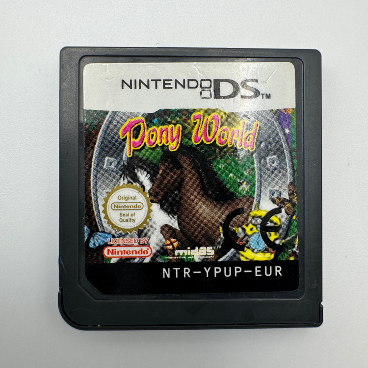 Pony World: front of Nintendo DS cartridge showing game label.