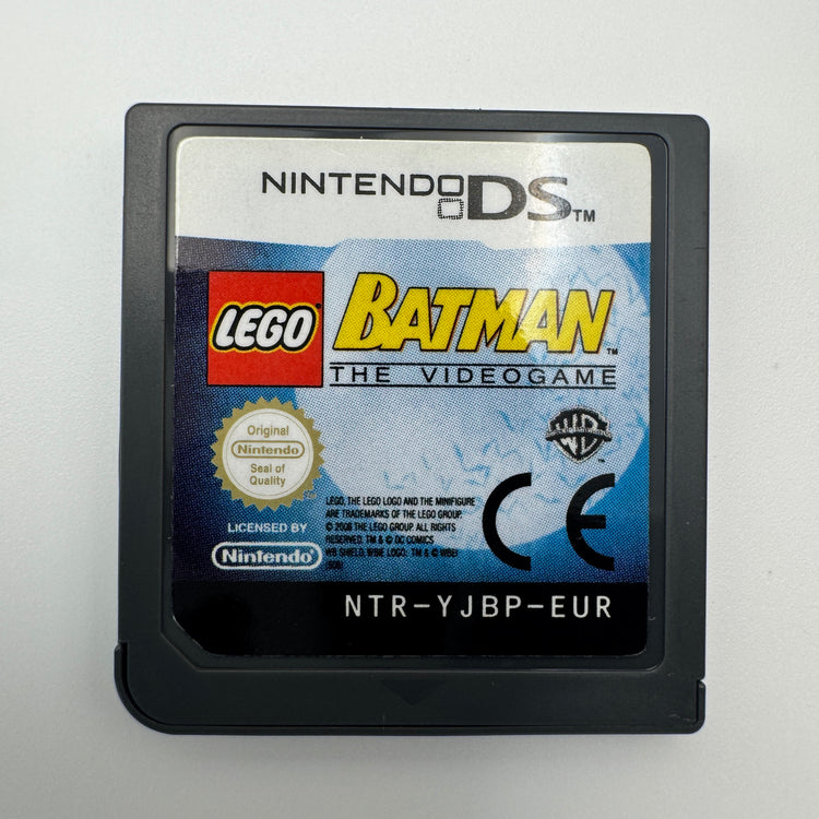 LEGO Batman: The Video Game: front of Nintendo DS cartridge showing game label.