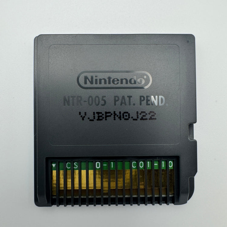 LEGO Batman: The Video Game: back of Nintendo DS cartridge showing contacts.