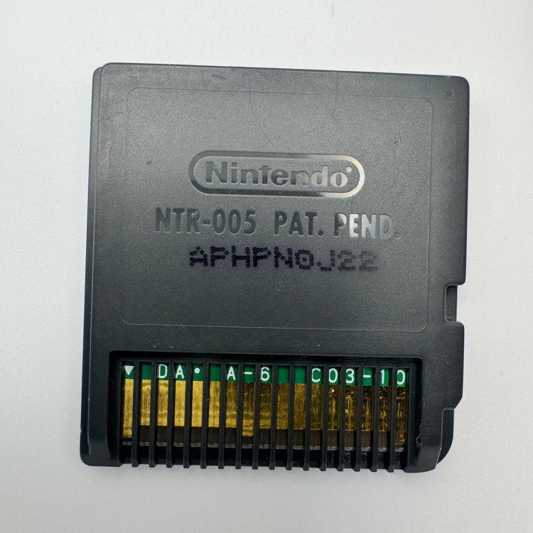 Pokemon: Mystery Dungeon Blue Rescue Team: back of Nintendo DS cartridge showing contacts.