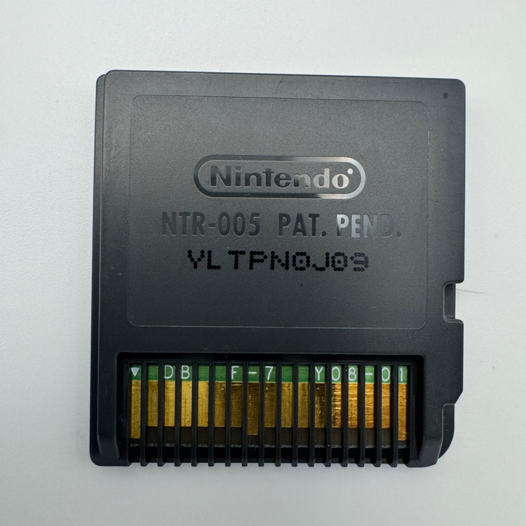 Professor Layton and Pandora's Box: back of Nintendo DS cartridge showing contacts.