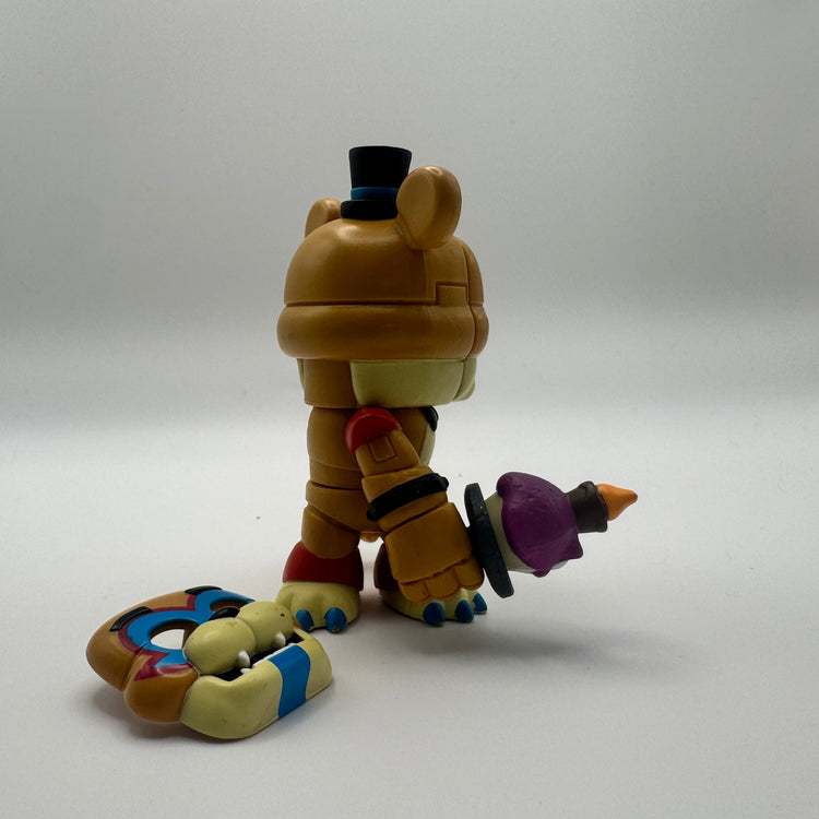 2023 Glamrock Freddy Funko Figurine with Detachable Cupcake (+ Interchangeable Face)