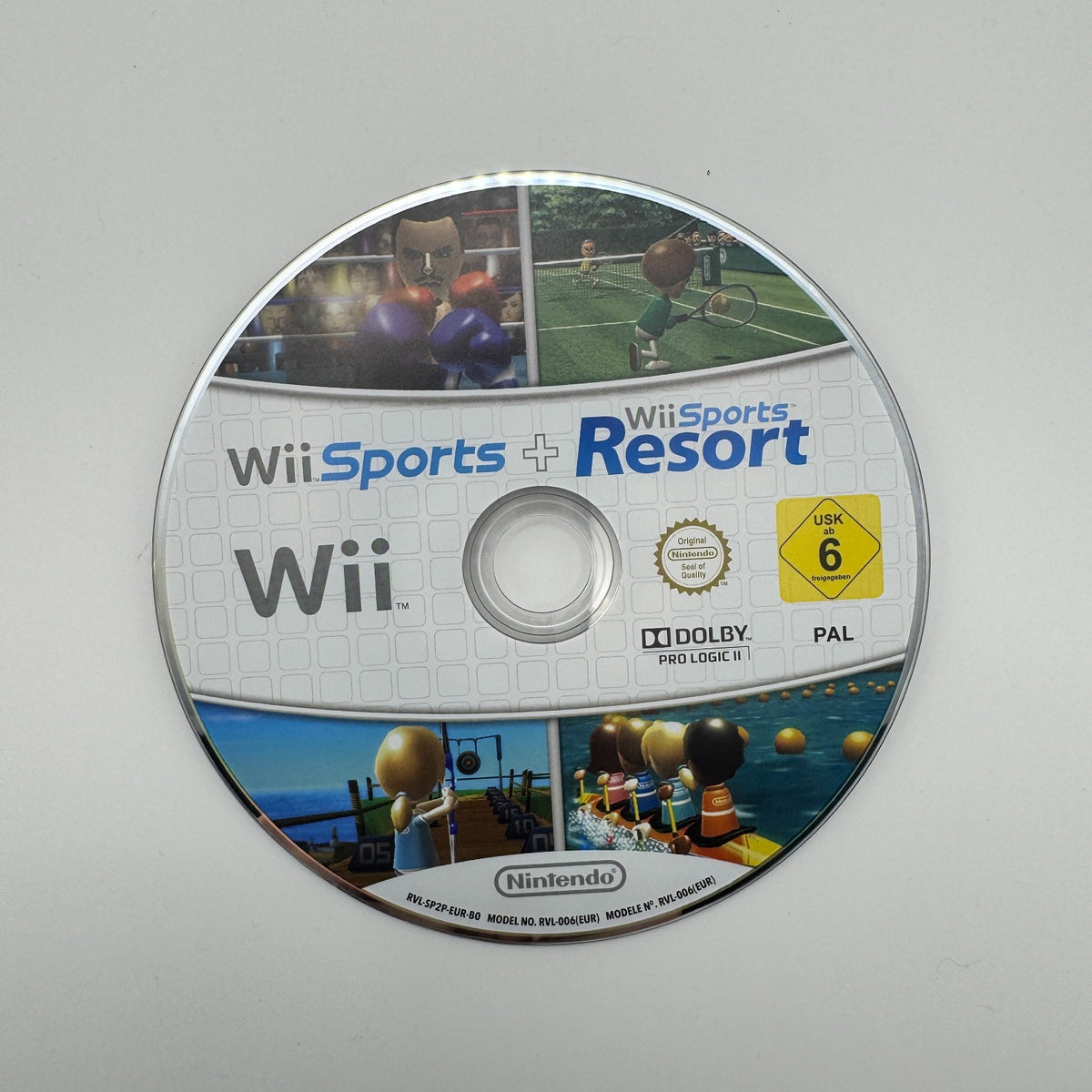 Wii Sports + Wii Sports Resort Combo Disc (Complete)