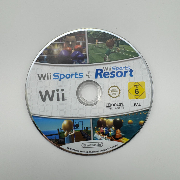 Wii Sports + Wii Sports Resort Combo Disc (Complete)